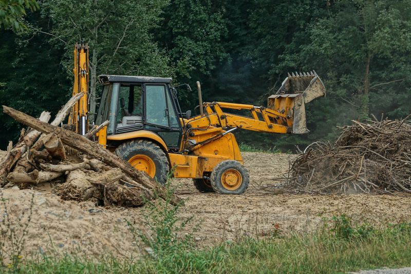Equipment used in land clearing